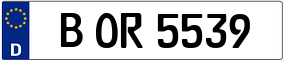 Truck License Plate